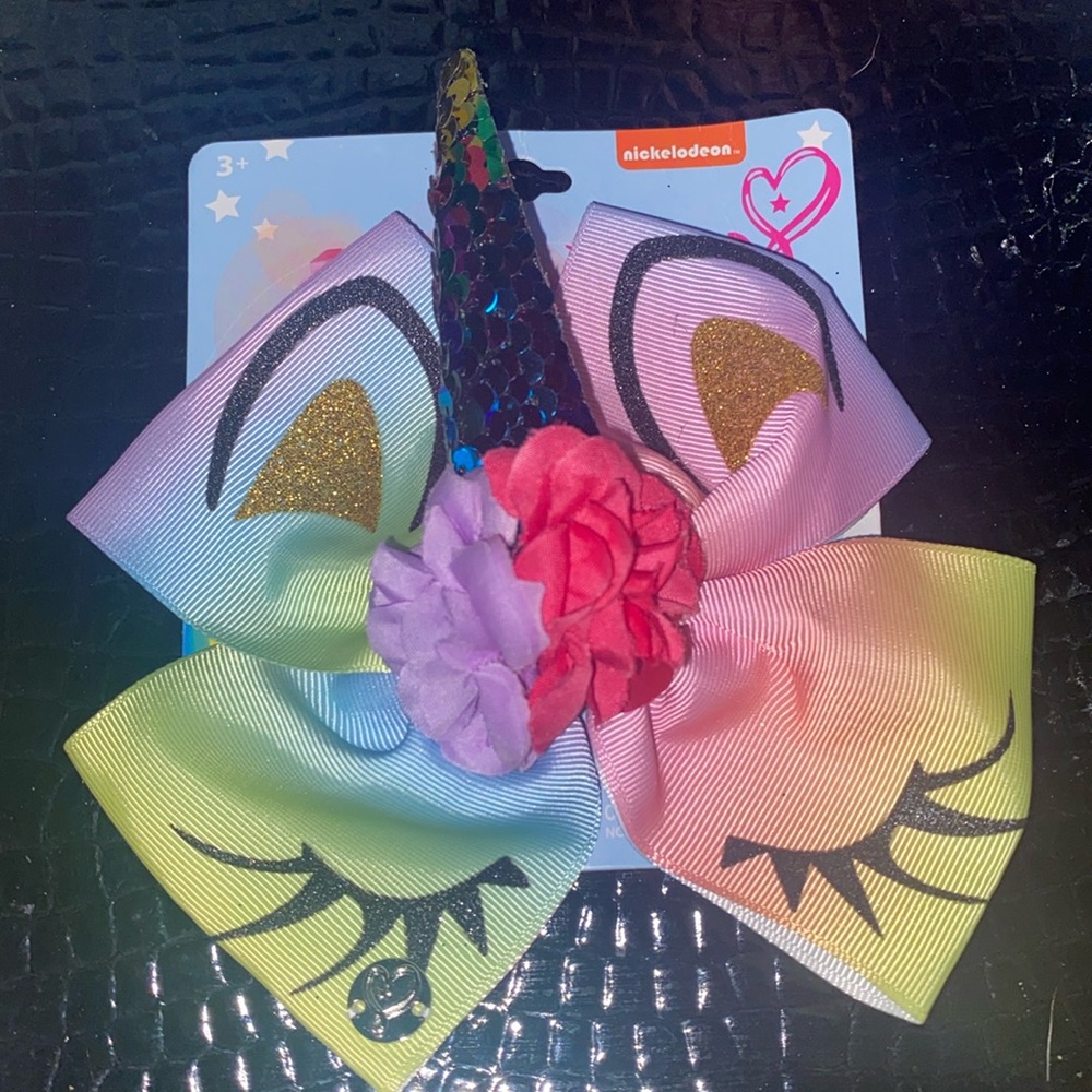 Jojo Rainbow Unicorn 🦄 Signature Hair Bow